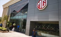 First MG Motor India showroom has come up in Gurgaon 